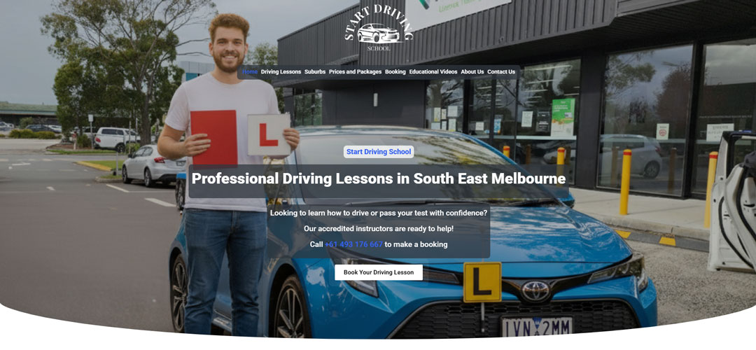 سایت Start Driving School