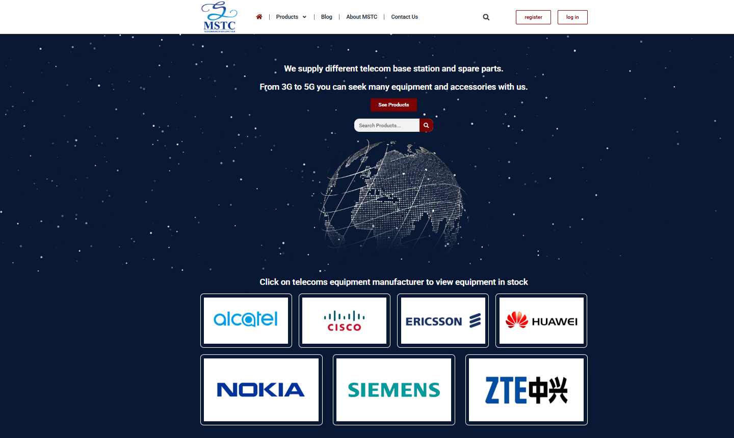 وبسایت شرکت بازرگانی مهنیا شهاب